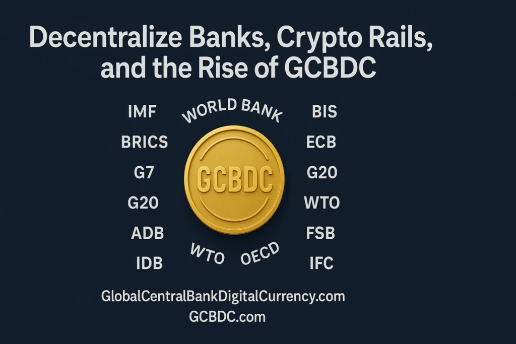 The Rise of Global Central Bank Digital Currency (GCBDC): How Decentralized Banks and Crypto Rails Are Shaping the Future